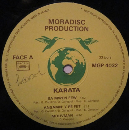 Karata – Kimbe Kow (LP, France - 1988)
