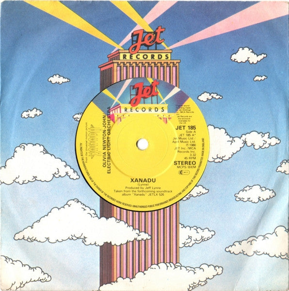 Olivia Newton-John, Electric Light Orchestra – Xanadu (7", UK - 1980)
