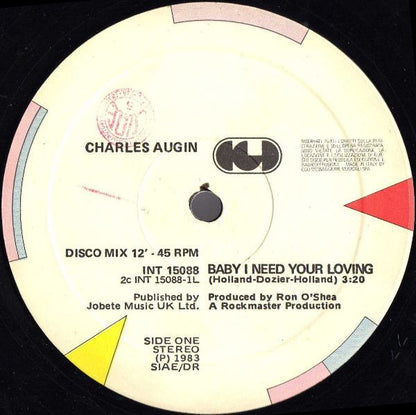 Charles Augins – Baby I Need Your Loving  (12", Italy - 1983)