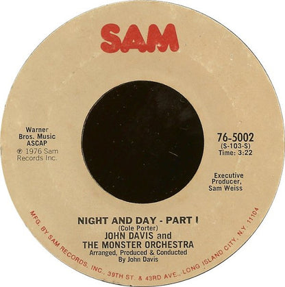 John Davis & The Monster Orchestra – Night And Day (7", US - 1976)