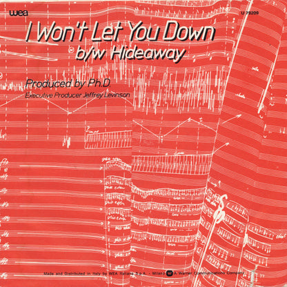 Ph.D. – I Won't Let You Down (7", Italy - 1982)