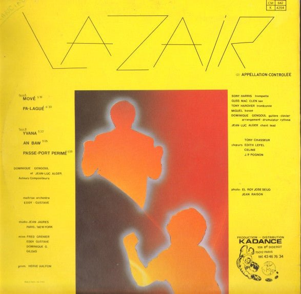 Lazair – Appellation Controlee N°2 (LP, Album, France - 1987)