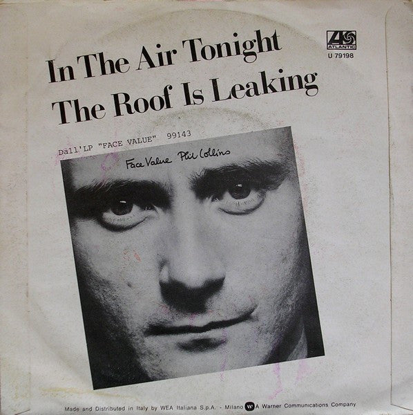 Phil Collins – In The Air Tonight (7", Italy - 1981)