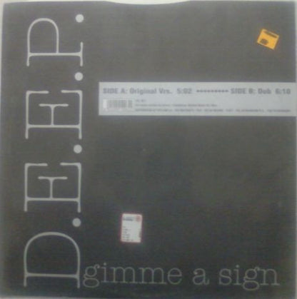 D.E.E.P. (2) – Gimme A Sign (12", Italy - 1997)