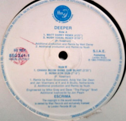 Escrima – Deeper (12", Italy - 1995)