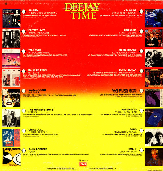Various – Deejay Time (LP, Compilation, Italy - 1984)