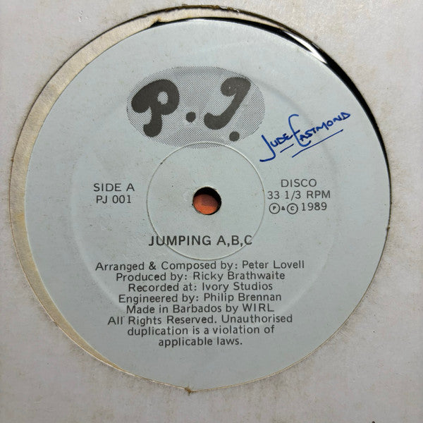 P.J. (27) – Jumping A,B,C (12", Barbados - 1989)