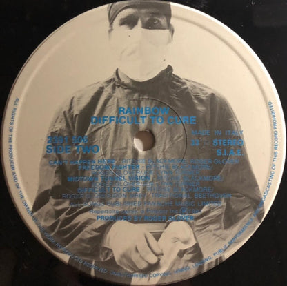 Rainbow – Difficult To Cure (LP, Album, Italy - 1981)