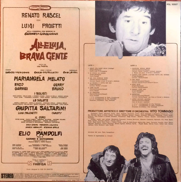 Renato Rascel, Gigi Proietti – Alleluja, Brava Gente (LP, Italy - 1971)