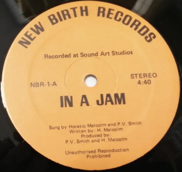 Horatio Soul – In a Jam (12", Canada - 1983)