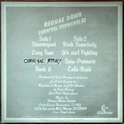 Nynus Sylva – Soca-Reggae Super Jam - Reggae Down Carnival Showcase 85 (LP, Album, Barbados - 1985)
