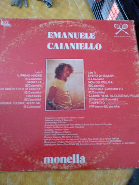 Emanuele Caianiello – Monella (LP, Album, Italy)