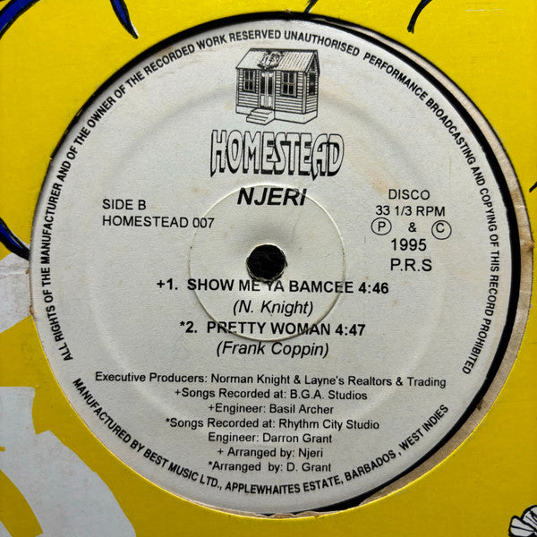 Andrew 'N'jarie Knight – Gimme Room (12", Barbados - 1995)