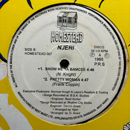 Andrew 'N'jarie Knight – Gimme Room (12", Barbados - 1995)
