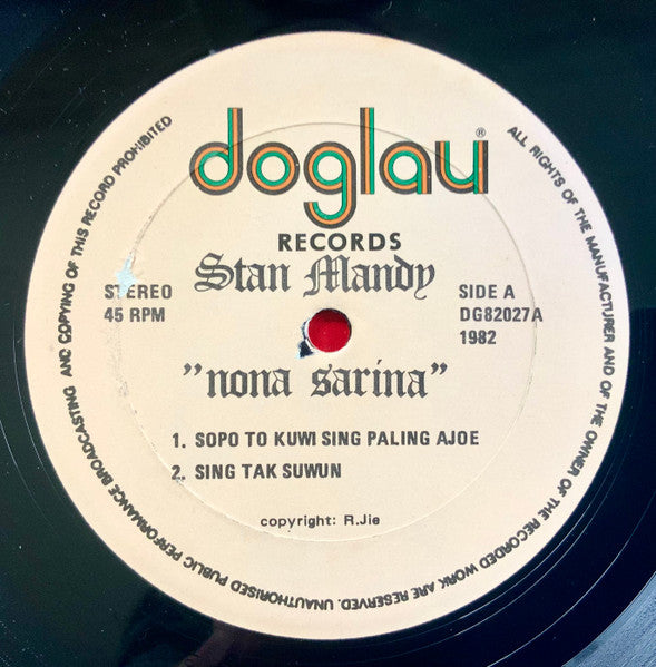 Stan Mandy – Nona Sarina (12", Suriname - 1982)
