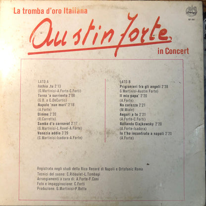Austin Forte – La Tromba D'Oro Italiana (In Concert) (LP, Italy - 1984)
