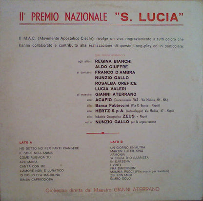 Various – 2° Premio Nazionale S. Lucia (LP, Album, Italy)