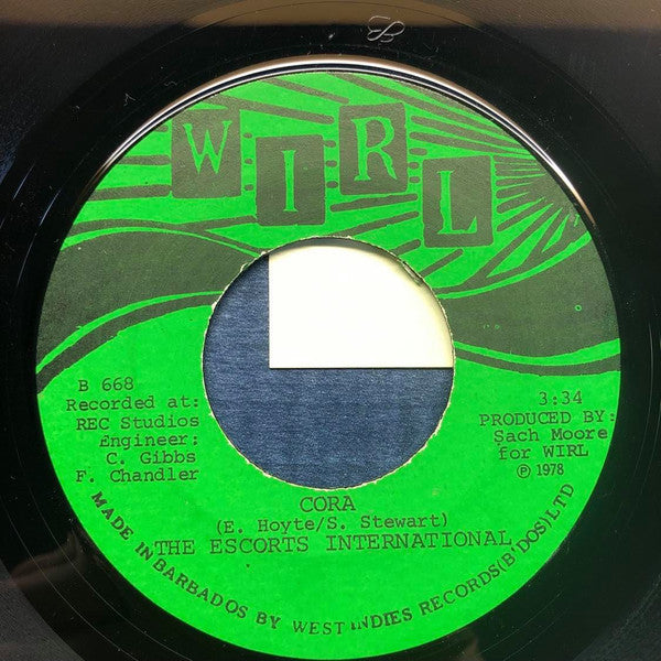The Escorts International – Vagabond / Cora (7", Barbados - 1978)