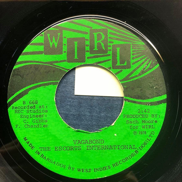 The Escorts International – Vagabond / Cora (7", Barbados - 1978)