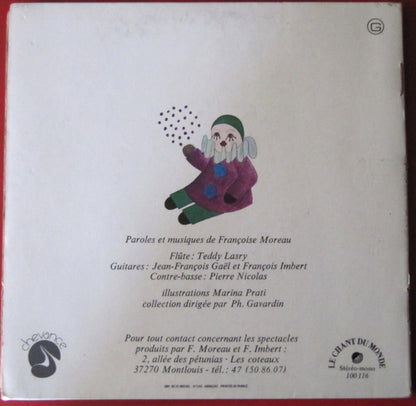 Françoise Moreau – Comptines En Robe De Lune N°1 (7", Reissue, France - 1978)