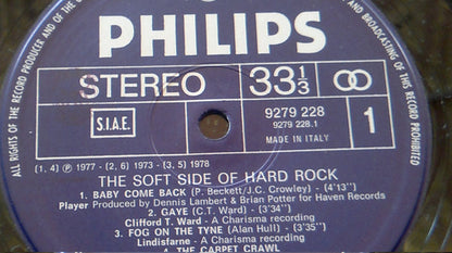 Various – The Soft Side Of Hard Rock (LP, Reissue, Compilation, Italy - 1980)