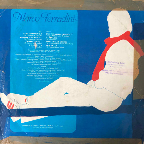 Marco Ferradini – Una Catastrofe Bionda (LP, Album, Italy - 1982)