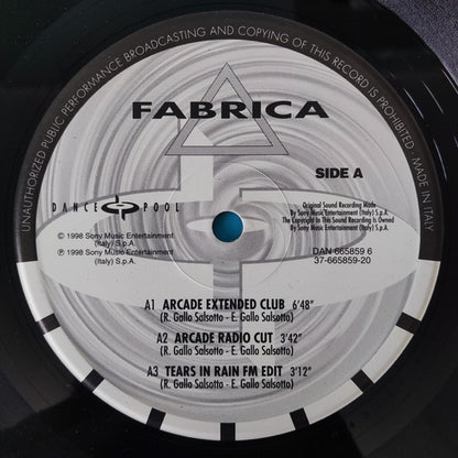 Fabrica – I Believe (12", Italy - 1998)