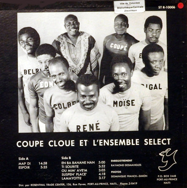Coupé Cloué, L'Ensemble Sélect – Map Di (LP, Album, Haiti - 1975)