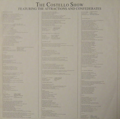 The Costello Show, The Attractions, The Confederates – King Of America (LP, Album, Europe - 1986)