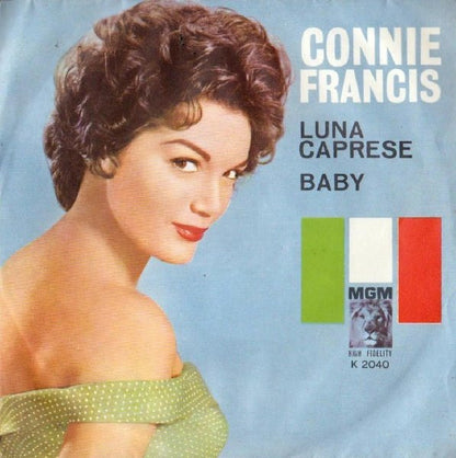 Connie Francis – Luna Caprese / Baby (7", Italy - 1962)
