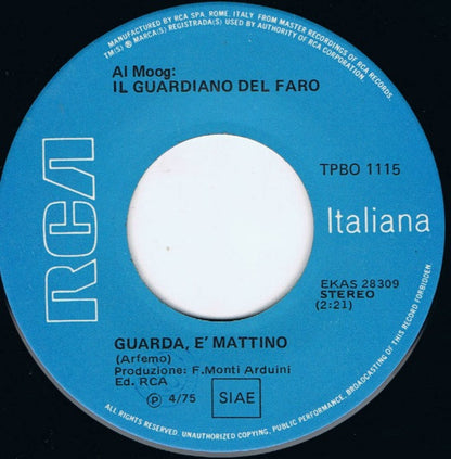 Il Guardiano Del Faro – Amore Grande Amore Libero (7", Italy - 1975)