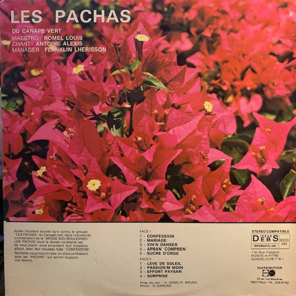Les Pachas Du Canape Vert – Les Pachas (LP, Album, France - 1973)