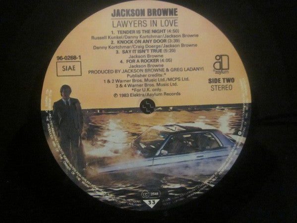 Jackson Browne – Lawyers In Love (LP, Album, Italy - 1983)