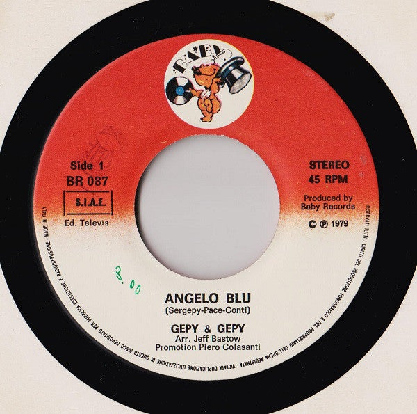 Gepy & Gepy – Angelo Blu (7", Italy - 1979)
