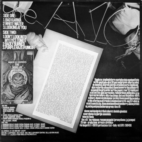 The A-10 – Massive At The Blind School (12", Italy - 1987)