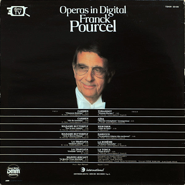 Franck Pourcel – Operas In Digital (LP, Album, Italy - 1984)