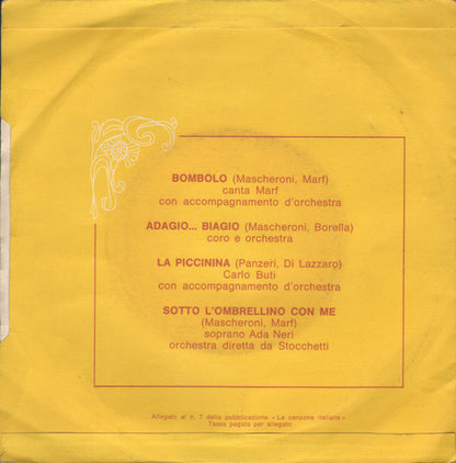 Various – La Canzone Italiana - N° 7 (7", Italy - 1970)