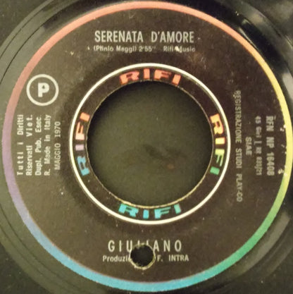 Giuliano Cederle – Il Ballo Dei Fiori / Serenata D'Amore (7", Italy - 1970)