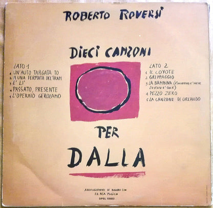 Lucio Dalla – Il Giorno Aveva Cinque Teste (LP, Album, Italy - 1973)