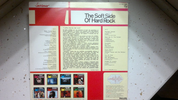 Various – The Soft Side Of Hard Rock (LP, Reissue, Compilation, Italy - 1980)
