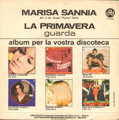 Marisa Sannia – La Primavera (7", Italy - 1970)