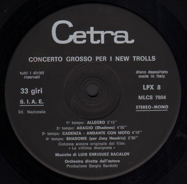 New Trolls – Concerto Grosso Per I New Trolls (LP, Album, Italy - 1971)