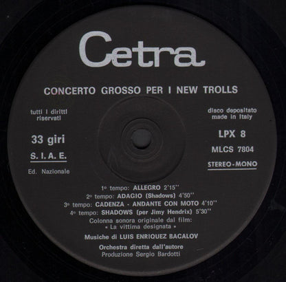 New Trolls – Concerto Grosso Per I New Trolls (LP, Album, Italy - 1971)