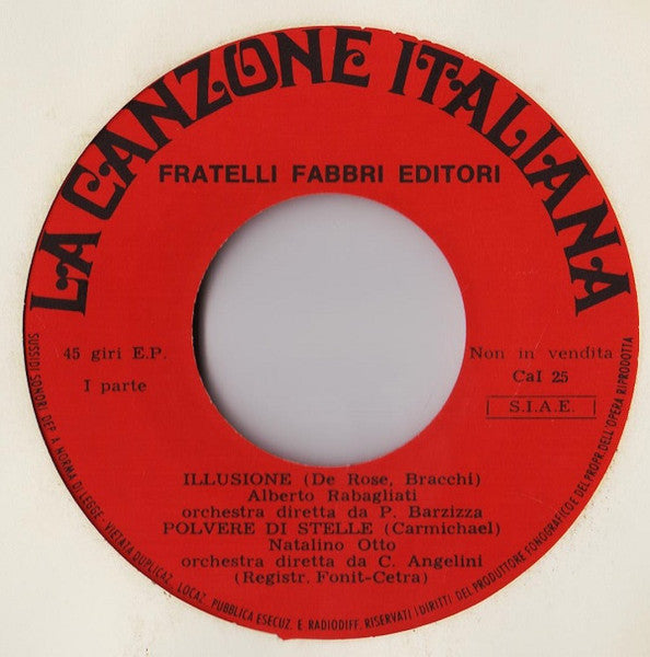 Various – La Canzone Italiana - N° 25 (7", Italy - 1970)