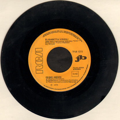 Carol Douglas, Elisabetta Virgili –  Midnight Love Affair / Primo Amore    (7", Italy - 1976)