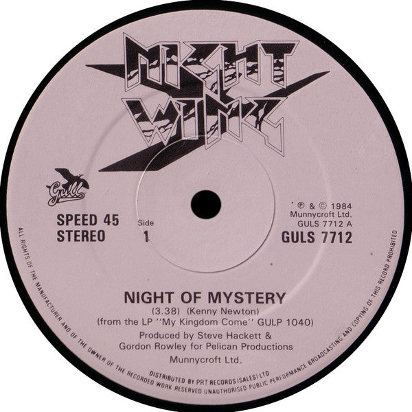 Nightwing – Night Of Mystery (12", UK - 1984)