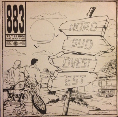 883 – Nord Sud Ovest Est (LP, Album, Italy - 1993)