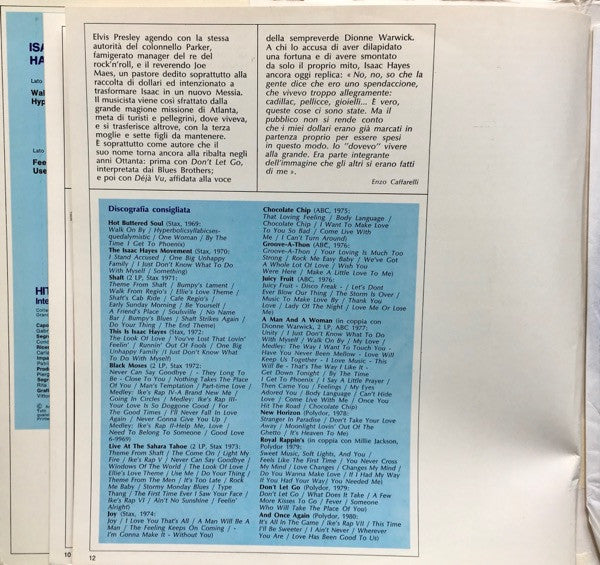 Isaac Hayes – Isaac Hayes (LP, Compilation, Italy - 1982)
