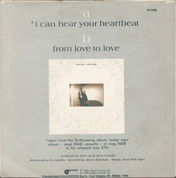 Chris Rea – I Can Hear Your Heartbeat (7", Italy - 1983)