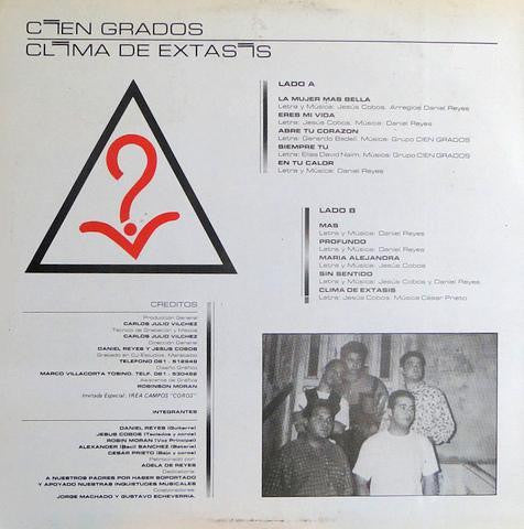 Cien Grados – Clima De Extásis (LP, Album, Venezuela - 1992)